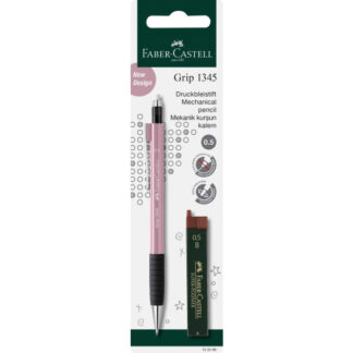 Mehaaniline harilik pliiats Faber-Castell Grip 1345 roheline 0,5mm +söed blistris