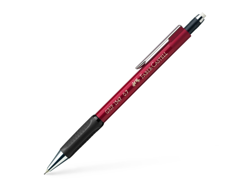 Mehaaniline harilik pliiats Faber-Castell Grip 1347 punane 0,7mm