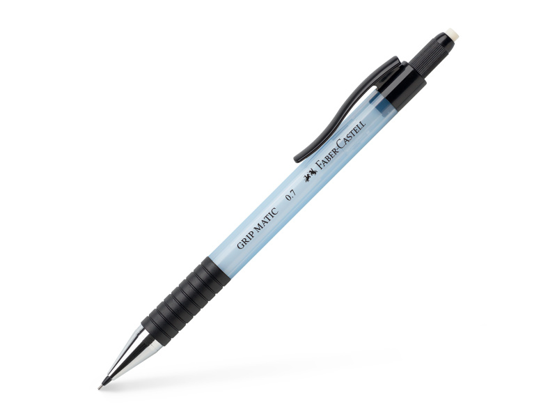 Mehaaniline harilik pliiats Faber-Castell Grip-Matic 0,7mm taeva sinine