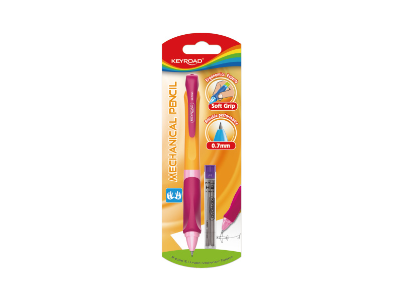 Mehaaniline harilik pliiats Keyroad Easy Writter 0.7mm + söed - Pilt 2