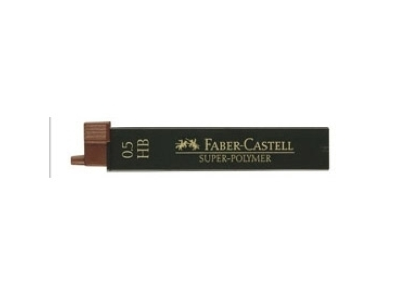 Mehaanilise pliiatsi söed Faber-Castell Super-Polymer 0,5mm 2B (120502)