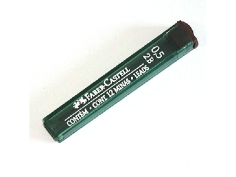 Mehaanilise pliiatsi söed Faber-Castell Super-Polymer 0,5mm 2B (521502)