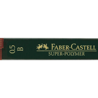 Mehaanilise pliiatsi söed Faber-Castell Super-Polymer 0,5mm B (120501)