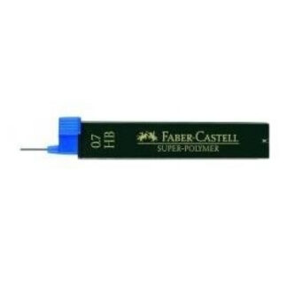 Mehaanilise pliiatsi söed Faber-Castell Super-Polymer 0,7mm HB (521700)