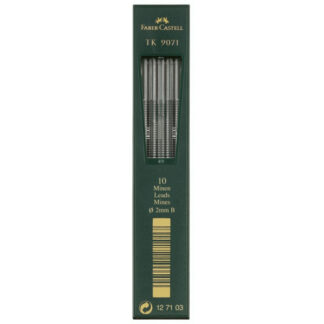 Mehaanilise pliiatsi söed Faber-Castell TK 9071 Ø 2,0mm 10tk 3B