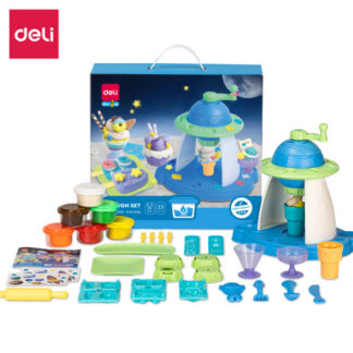 Modelleerimismass DELI Jäätised 6-värvi komplekt