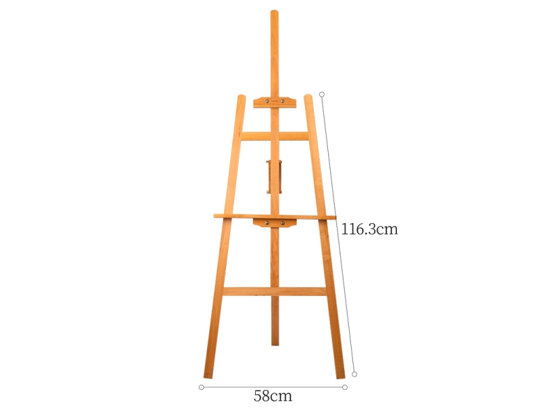 Molbert DELI kolmjalg puit 150cm - Pilt 2