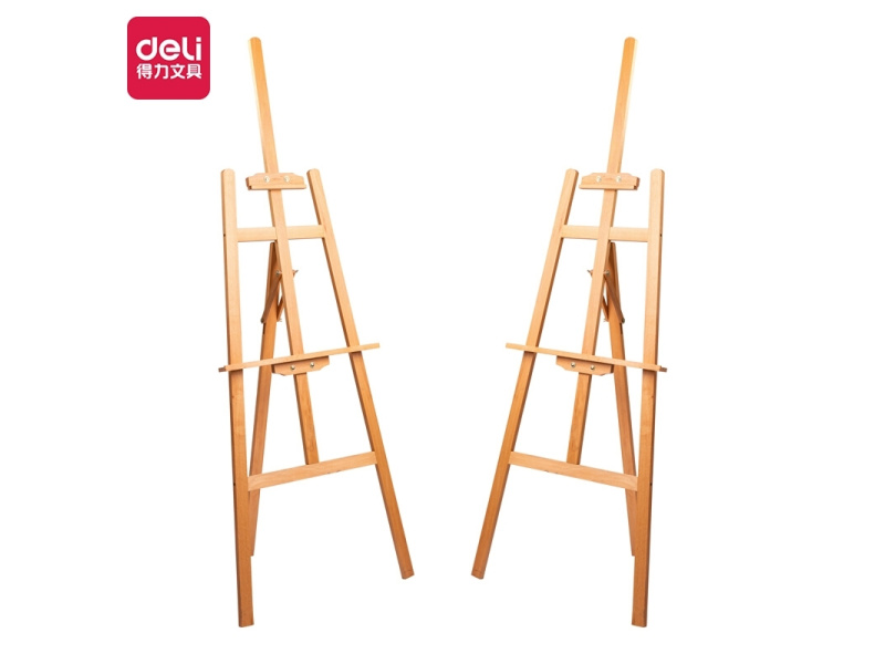 Molbert DELI kolmjalg puit 150cm