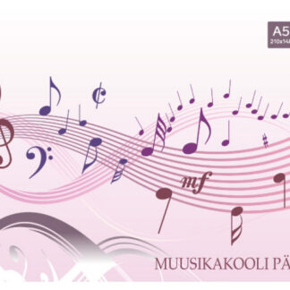 Muusikakooli päevik College A5/12L horisontaalne