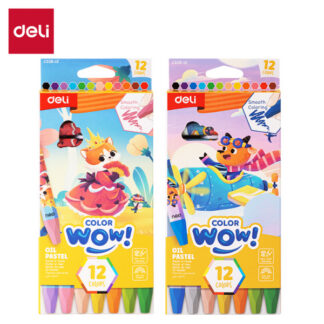 Õlipastellid DELI ColorWow 12 värvi