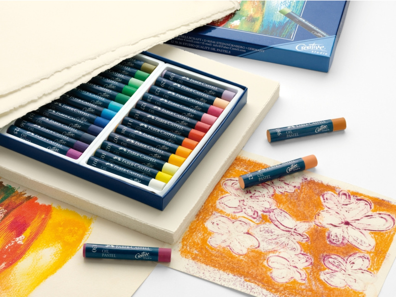 Õlipastellid Faber-Castell Gofa Creative Studio 24-värvi - Pilt 2