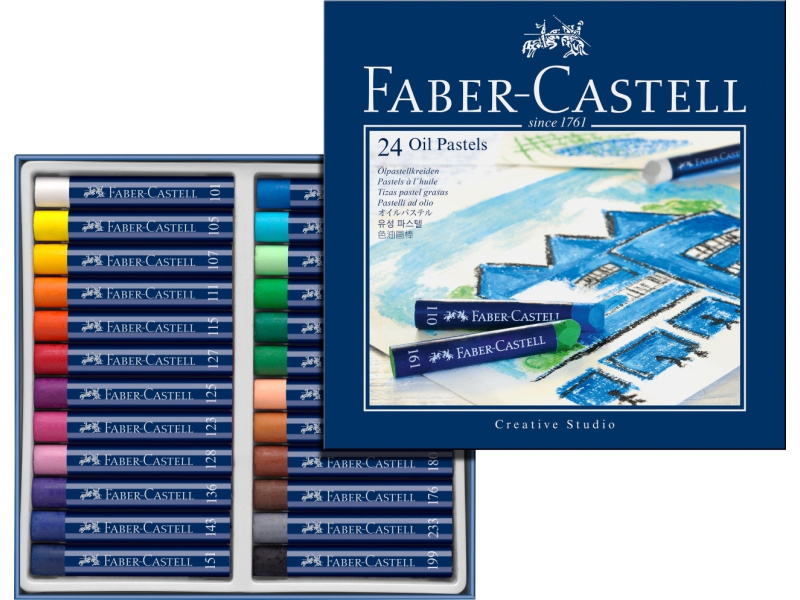 Õlipastellid Faber-Castell Gofa Creative Studio 24-värvi