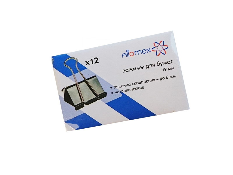 Paberiklamber Attomex 19mm 12tk/pk