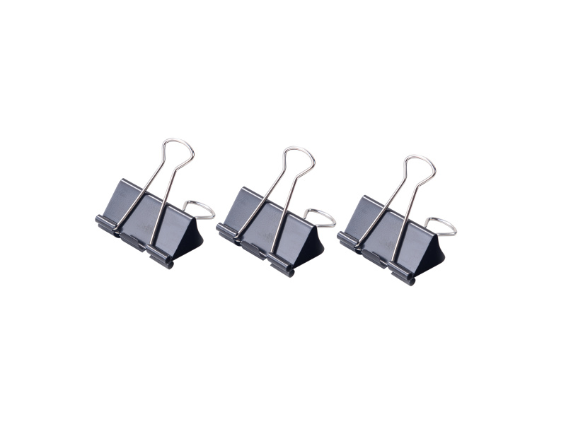 Paberiklamber DELI 32mm 12tk/pk must - Pilt 4