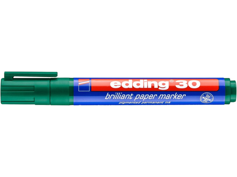 Paberimarker Edding 30, 1.5-3mm roheline - Pilt 2