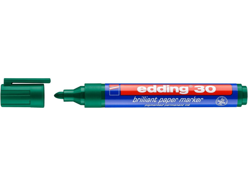Paberimarker Edding 30, 1.5-3mm roheline