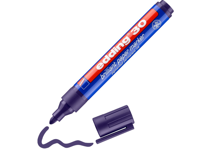 Paberimarker Edding 30 lilla, 1.5-3mm