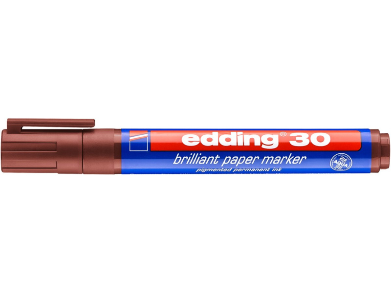 Paberimarker Edding 30 pruun, 1.5-3mm - Image 2
