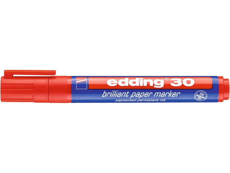 Paberimarker Edding 30 punane, 1.5-3mm - Image 2