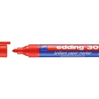 Paberimarker Edding 30 punane, 1.5-3mm