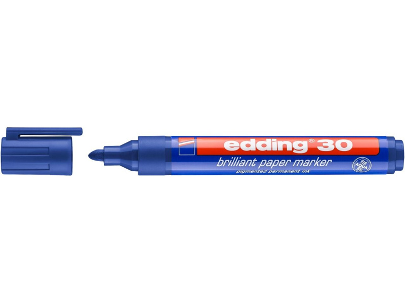 Paberimarker Edding 30 sinine, 1.5-3mm