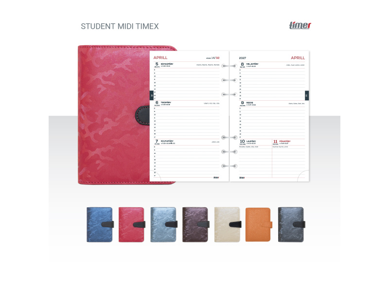Päevik Timer Student Midi Timex