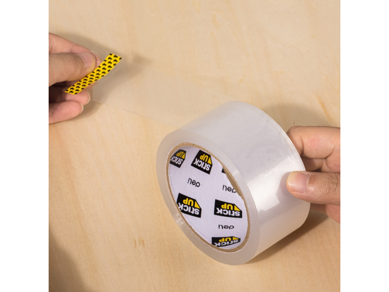 Pakketeip DELI 48mmx55m 45mic läbipaistev - Pilt 4