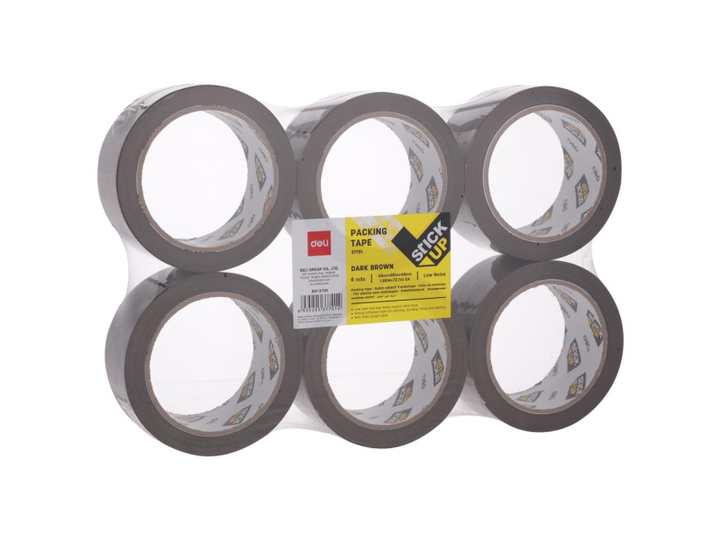Pakketeip DELI 48mmx66m 50mic vaikne pruun - Pilt 2