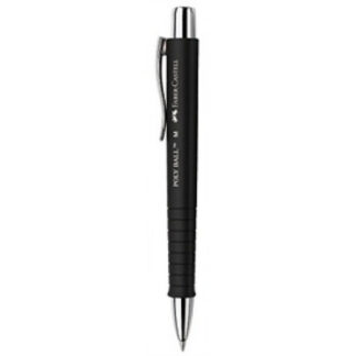 Pastapliiats Faber-Castell Poly Ball 1,0mm, must korpus