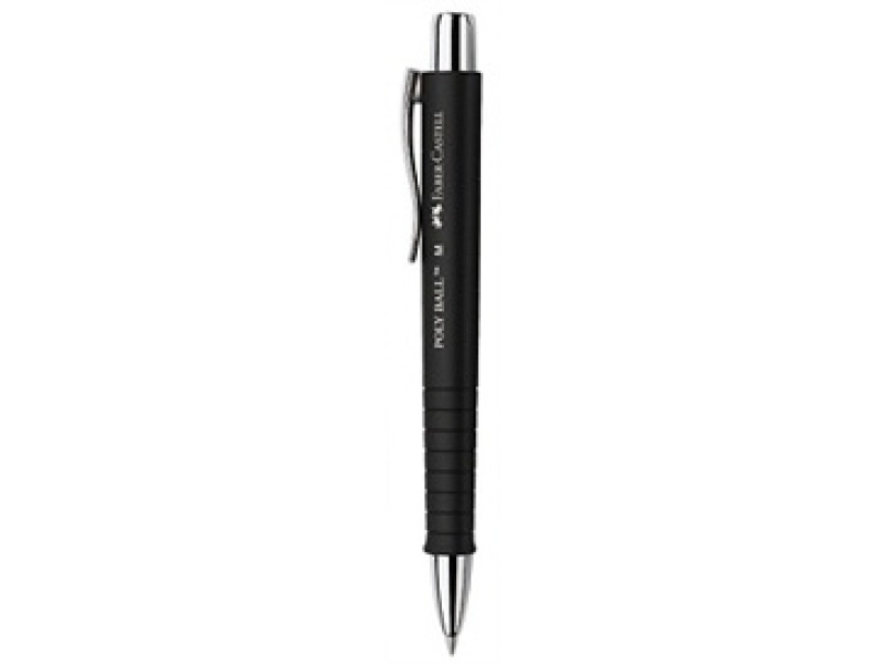Pastapliiats Faber-Castell Poly Ball 1,0mm, must korpus
