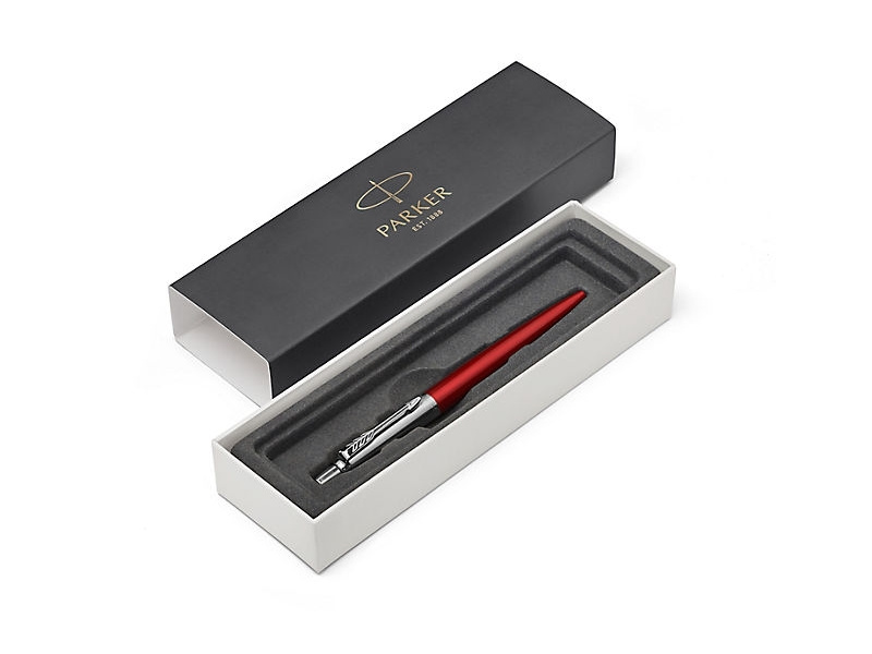 Pastapliiats Parker Jotter Kensington Red CT Medium Blue - Pilt 2