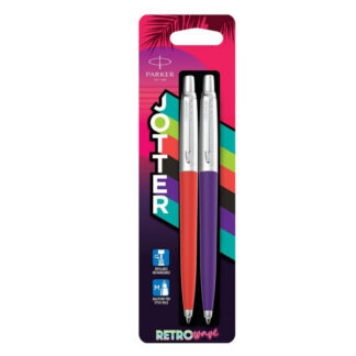 Pastapliiats Parker Jotter Originals 80´S Retro Wave : Red + Purple