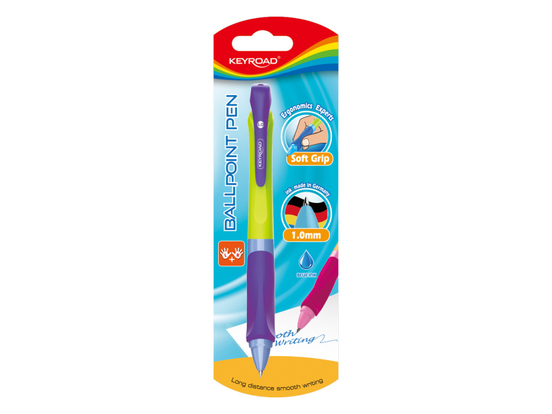 Pastapliiats pliiats Keyroad Easy Writter 1.0mm, sinine - Pilt 2