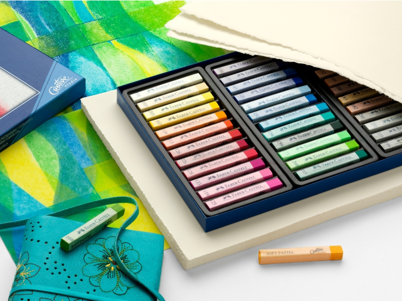 Pastellkriidid Faber-Castell Mini Creative Studio 48-värvi - Pilt 2