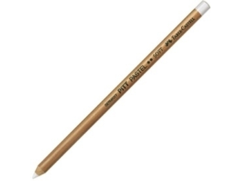 Pastellpliiats Faber-Castell Pitt söe Ø 4,3mm 101 valge
