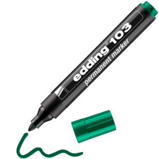 Permanentne marker Edding 103 roheline, 1,5-3mm