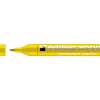 Permanentne marker Edding 2000C 1,5-3mm, ümar ots, kollane