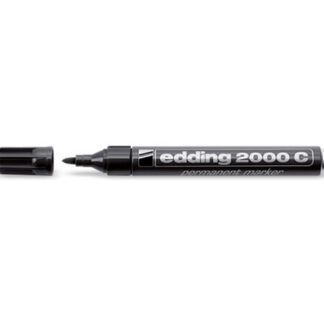 Permanentne marker Edding 2000C 1,5-3mm, ümar ots, must