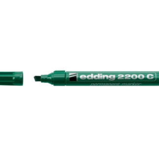 Permanentne marker Edding 2200C 1-5mm, lõigatud ots, roheline
