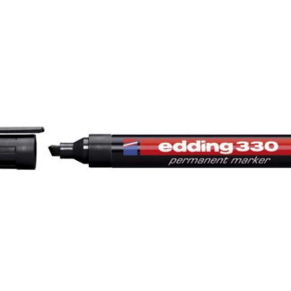 Permanentne marker Edding 330 A8, 1-5mm, lõigatud ots must