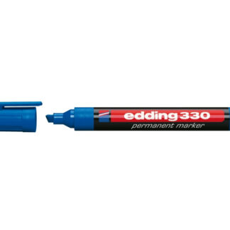 Permanentne marker Edding 330 A8, 1-5mm, lõigatud ots sinine