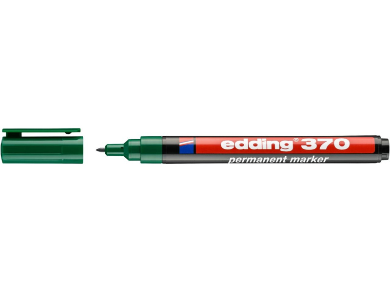 Permanentne marker Edding 370, 1mm roheline - Pilt 2