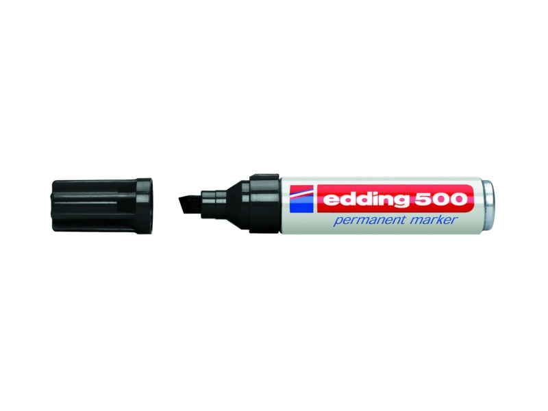 Permanentne marker Edding 500 2-7mm, lõigatud ots, must