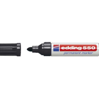 Permanentne marker Edding 550 ümara otsaga Must, 3-4mm