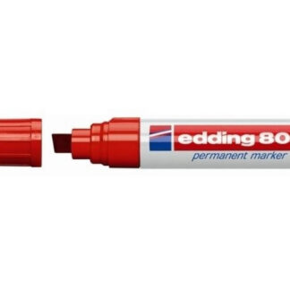 Permanentne marker Edding 800 Punane, 4-12mm