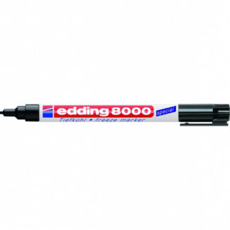 Permanentne marker Edding 8000 Must, 1mm külmakindel