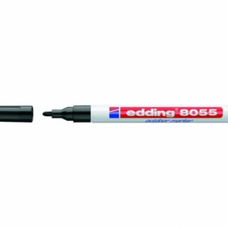 Permanentne marker Edding 8055 1-2mm, ümar ots, must, ilmastikukindel