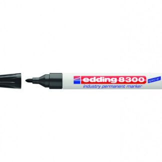 Permanentne marker Edding 8300 1,5-3mm, ümar ots, must