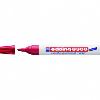 Permanentne marker Edding 8300 1,5-3mm, ümar ots, punane
