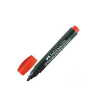 Permanentne marker Faber-Castell Winner 52 ümar ots, punane